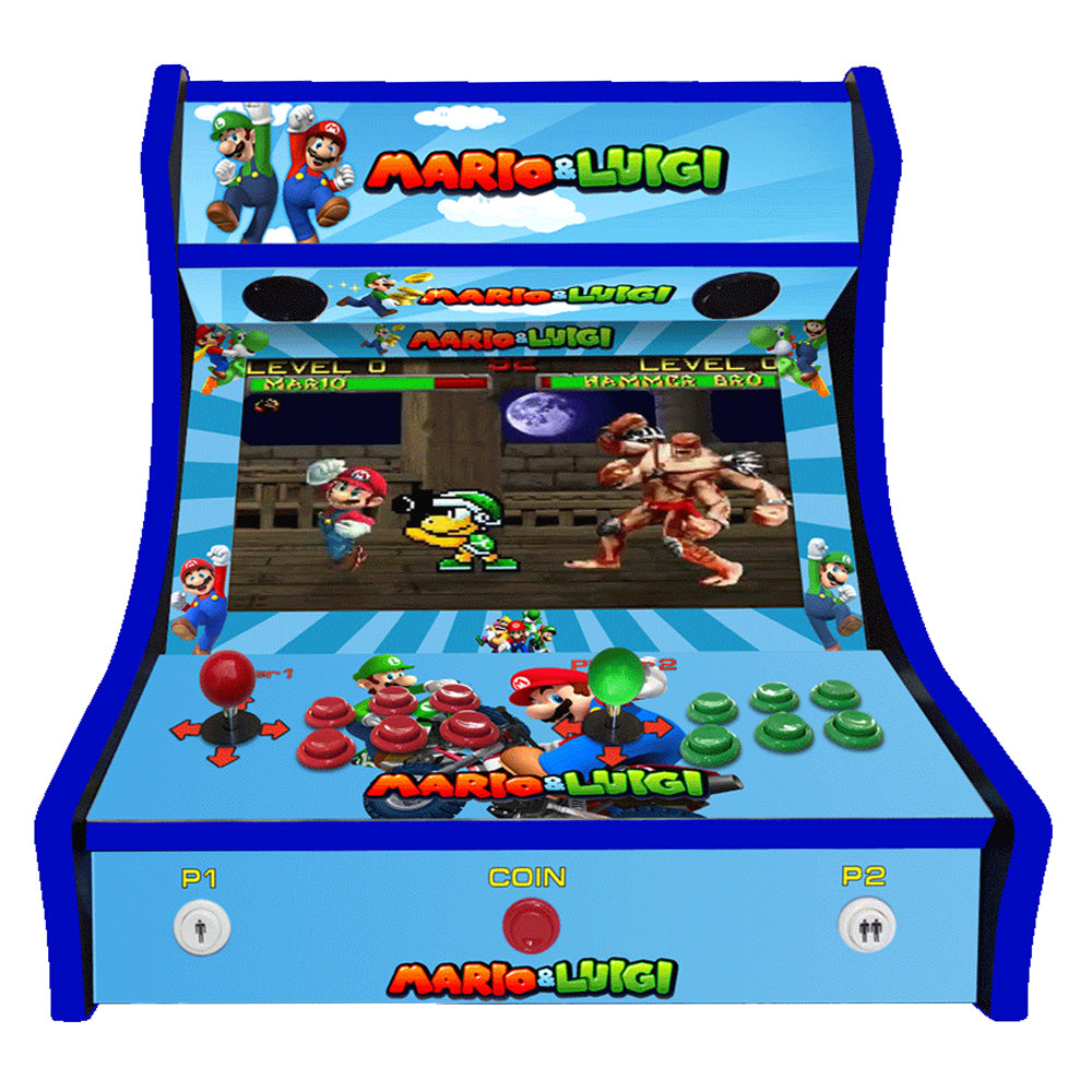 Mario and Luigi two-player Bartop arcade machine — view 2