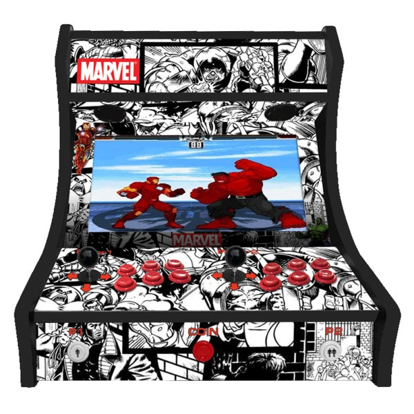 Marvel Comic two-player Bartop arcade machine — view 2