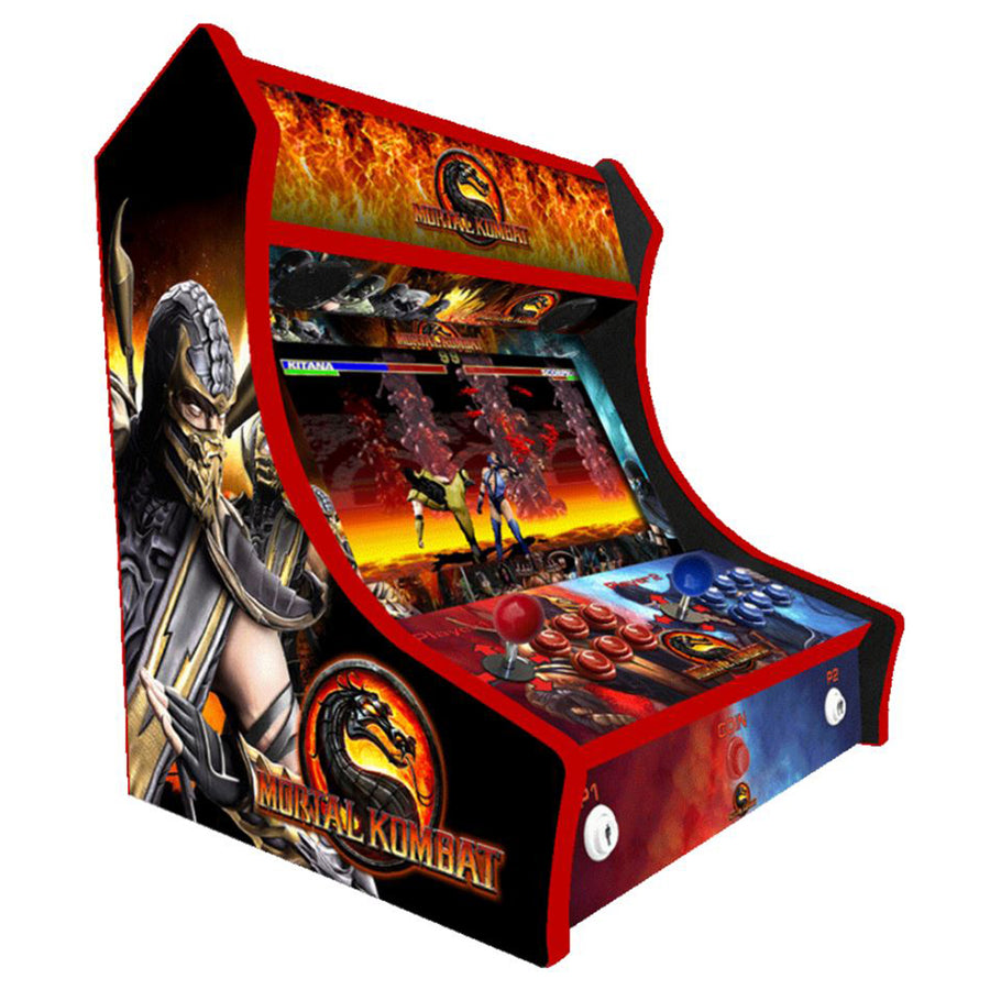 Mortal Kombat v2 two-player Bartop arcade machine — view 1