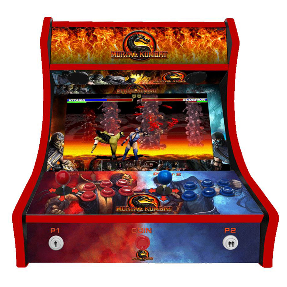 Mortal Kombat v2 two-player Bartop arcade machine — view 2