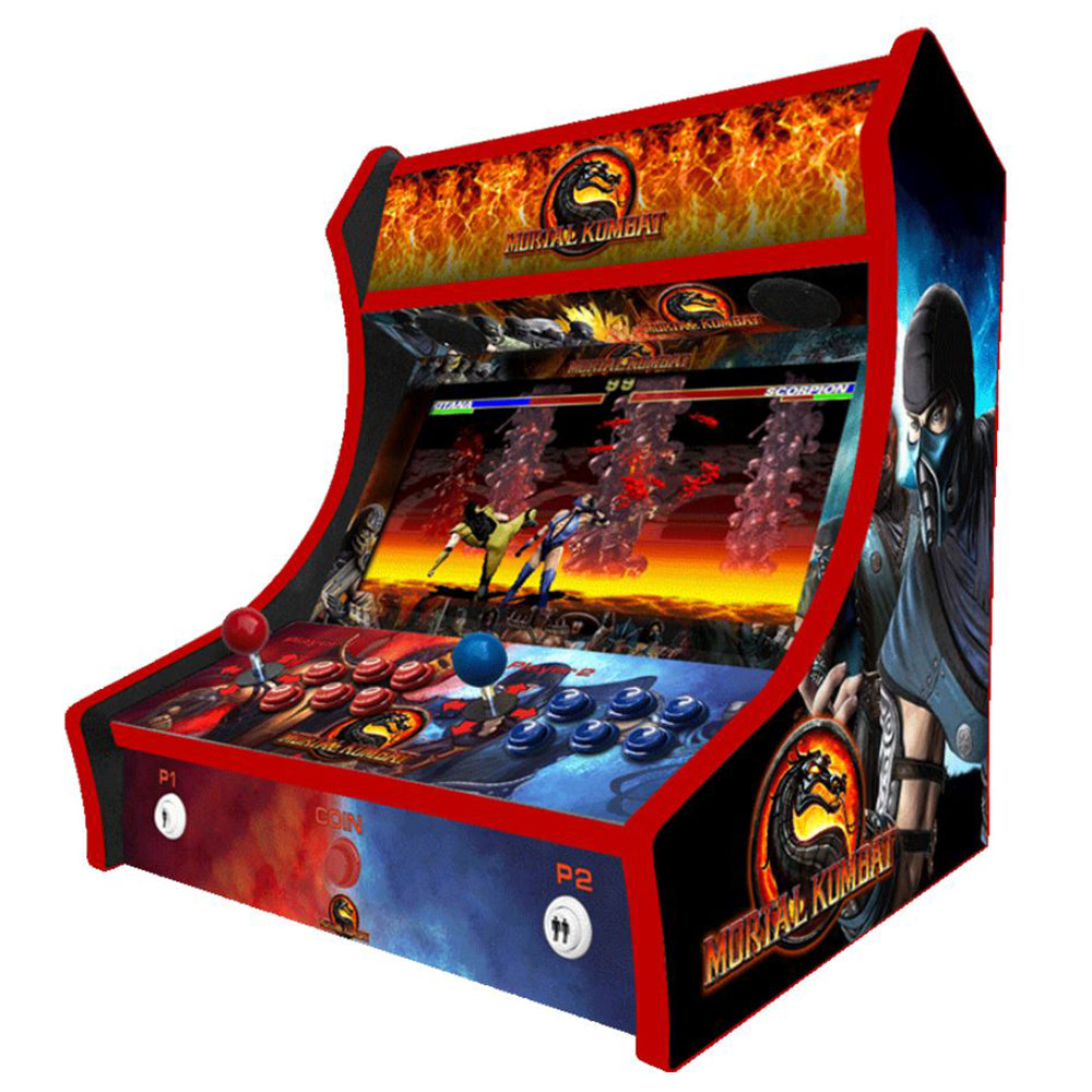 Mortal Kombat v2 two-player Bartop arcade machine — view 3