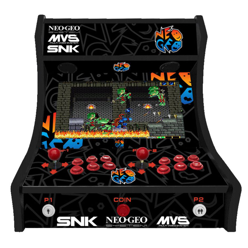 Neo Geo v1 two-player Bartop arcade machine — view 2