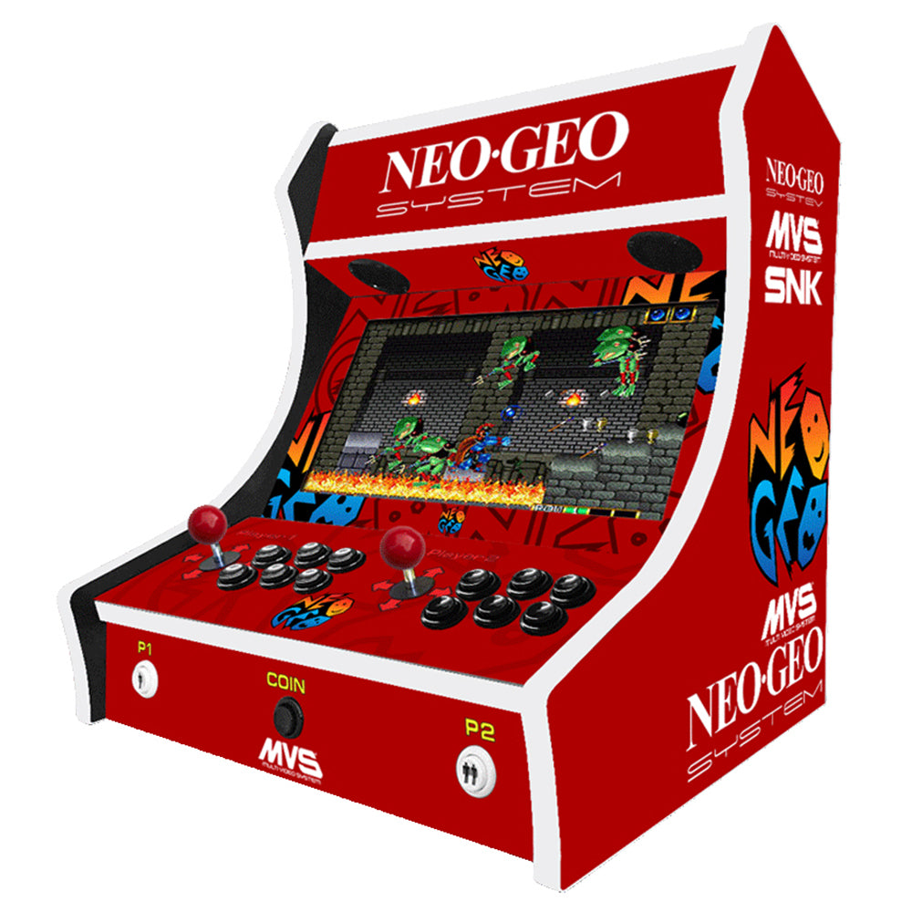 Neo Geo v2 two-player Bartop arcade machine — view 3
