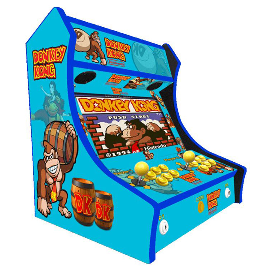 Donkey Kong v1 two-player Bartop arcade machine — view 1