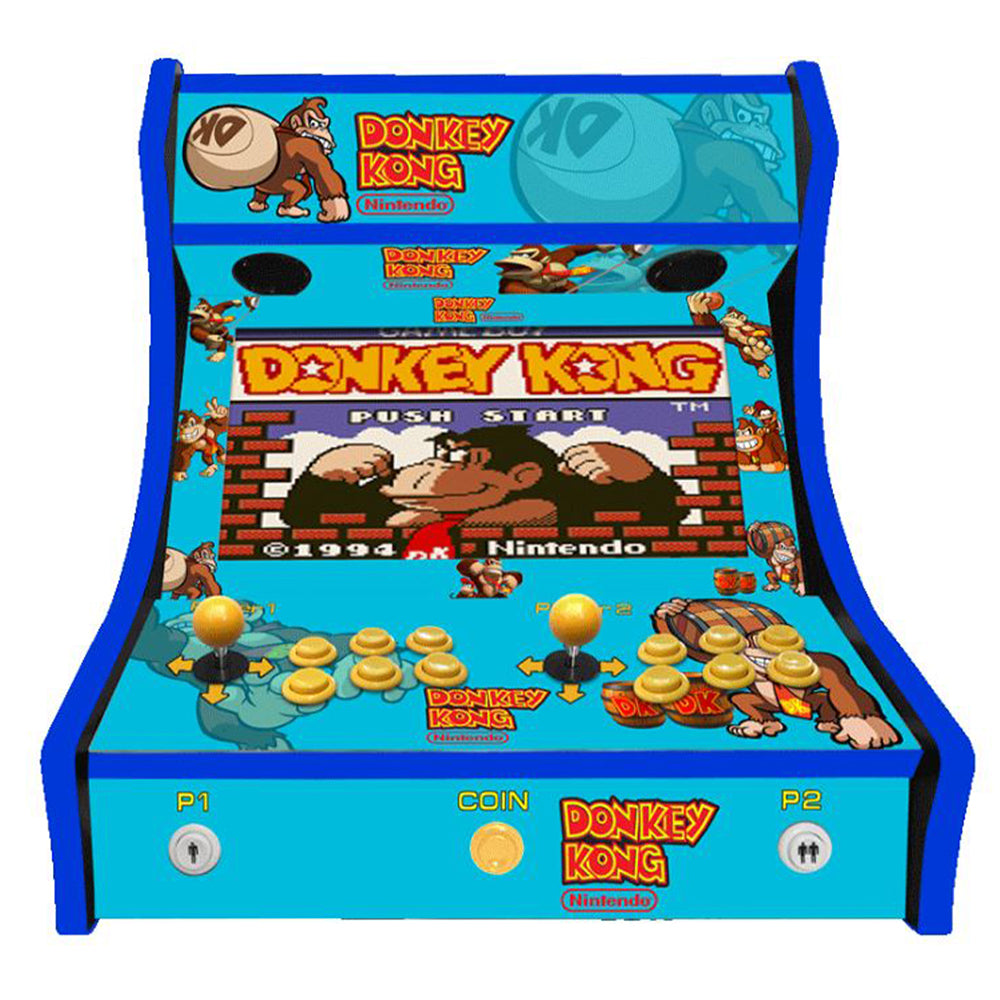 Donkey Kong v1 two-player Bartop arcade machine — view 2