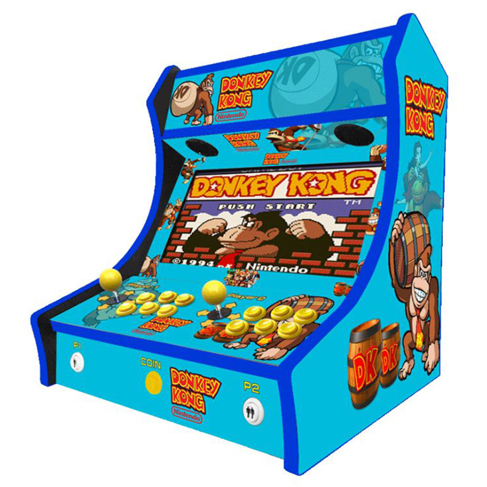 Donkey Kong v1 two-player Bartop arcade machine — view 3