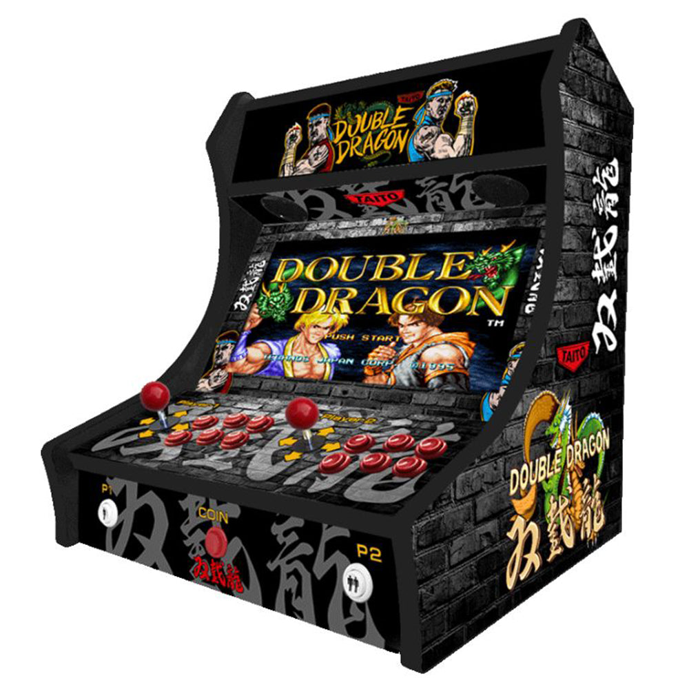 Double Dragon two-player Bartop arcade machine — view 3