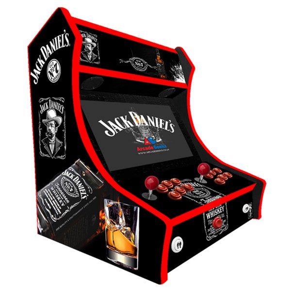 Jack Daniel’s two-player Bartop arcade machine — view 1