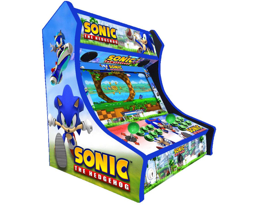 Sonic the Hedgehog two-player Bartop arcade machine — view 1
