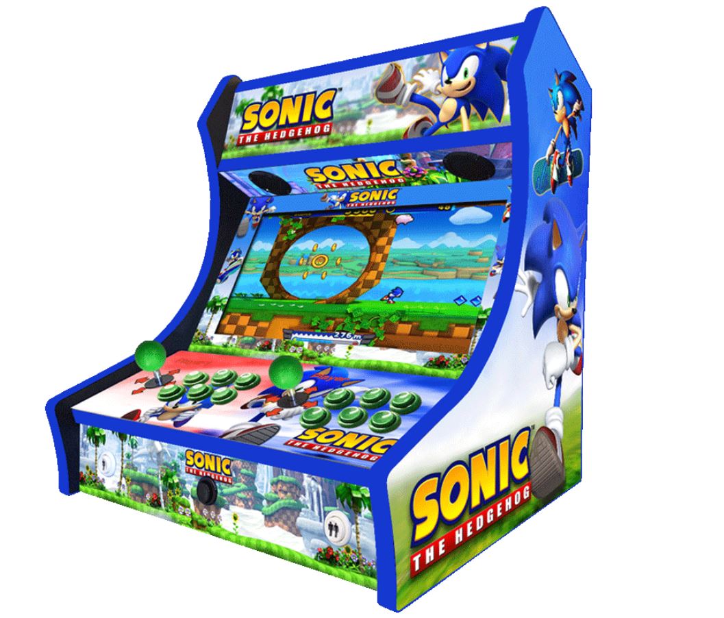 Sonic the Hedgehog two-player Bartop arcade machine — view 3