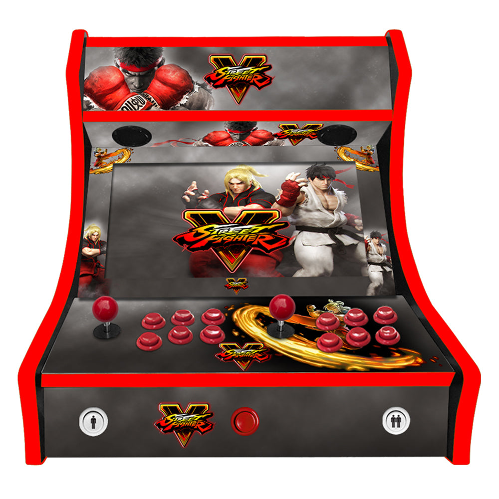 Street Fighter v1 two-player Bartop arcade machine — view 2