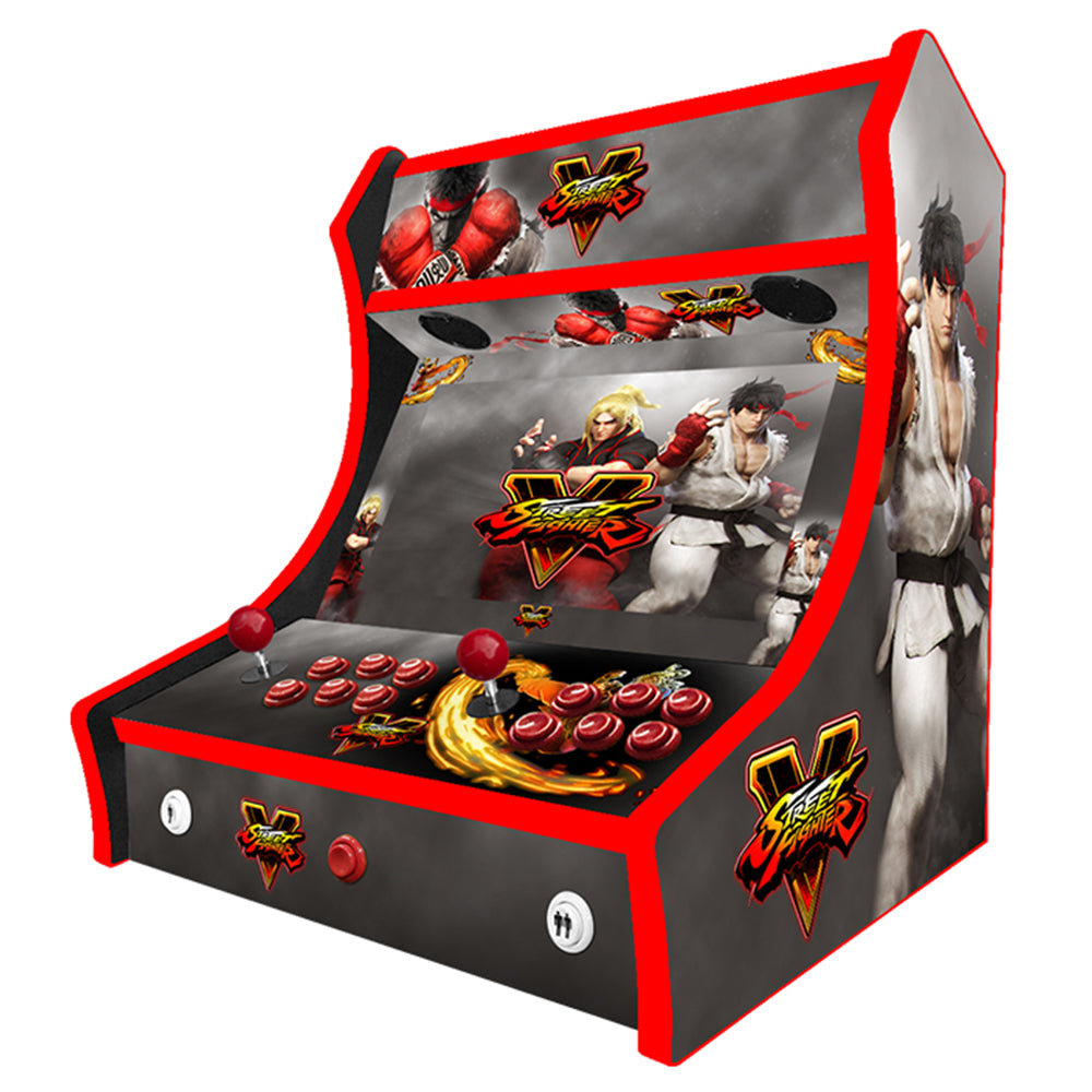 Street Fighter v1 two-player Bartop arcade machine — view 3