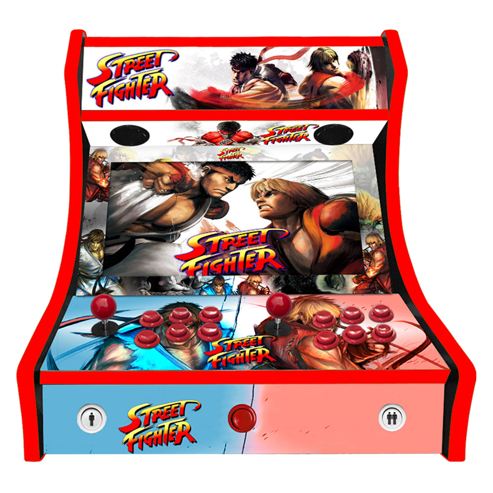 Street Fighter v2 two-player Bartop arcade machine — view 2