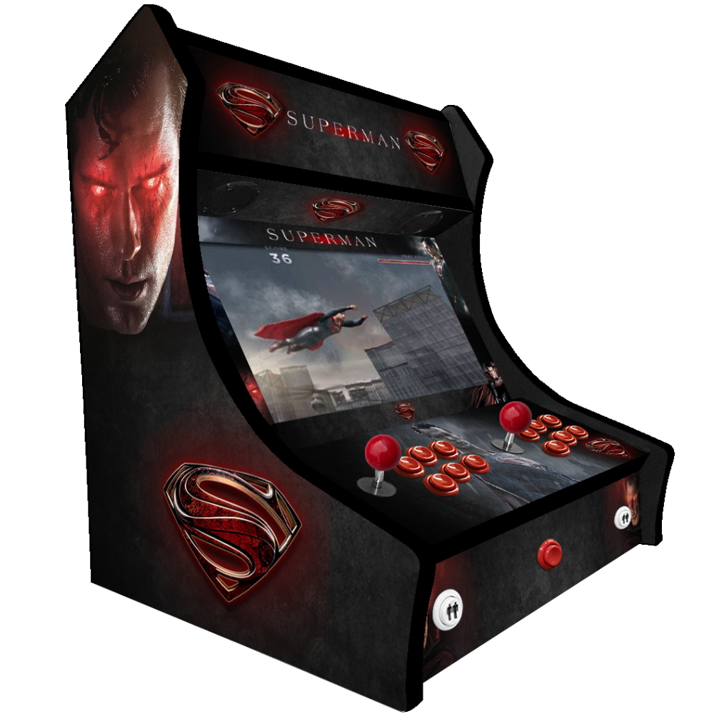 Superman two-player Bartop arcade machine — view 1