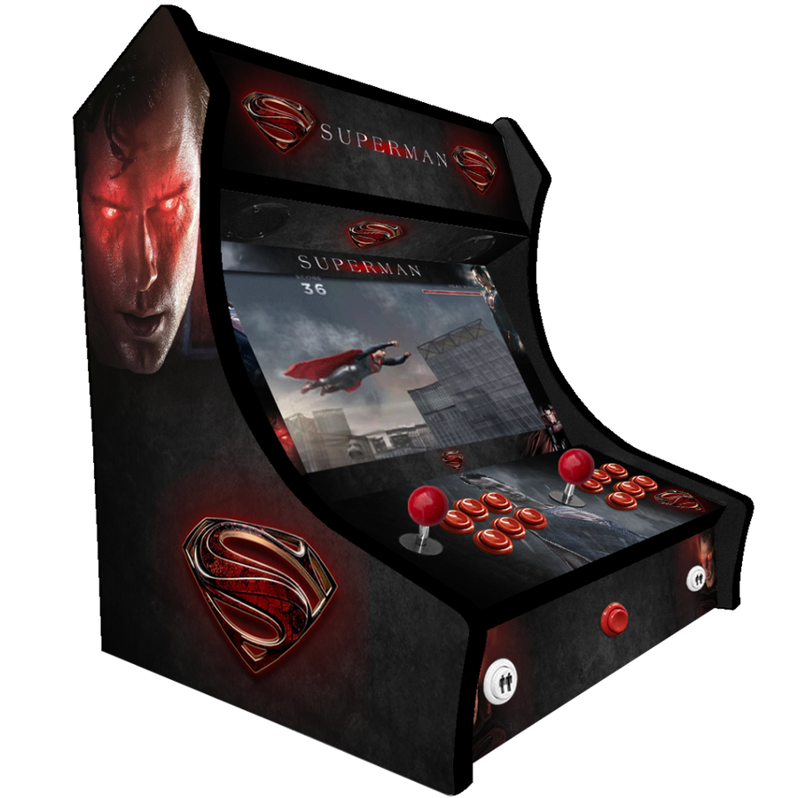 Superman two-player Bartop arcade machine — view 1