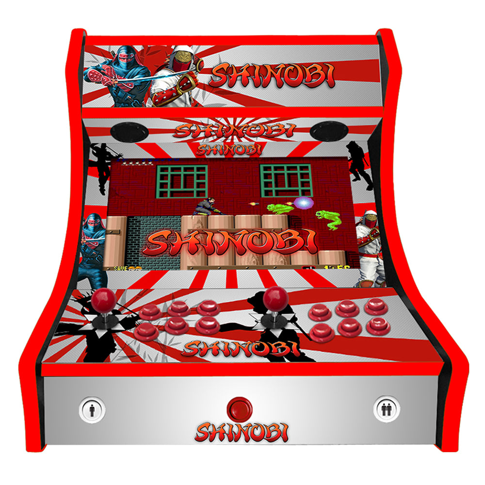 Shinobi two-player Bartop arcade machine — view 2