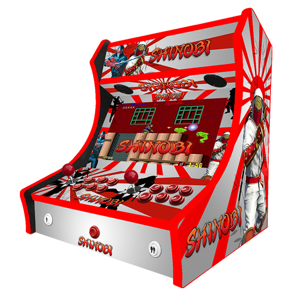Shinobi two-player Bartop arcade machine — view 3