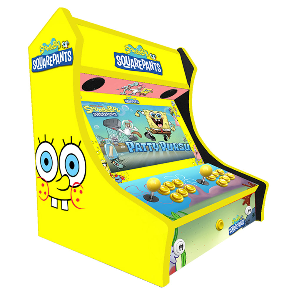 SpongeBob SquarePants two-player Bartop arcade machine — view 1