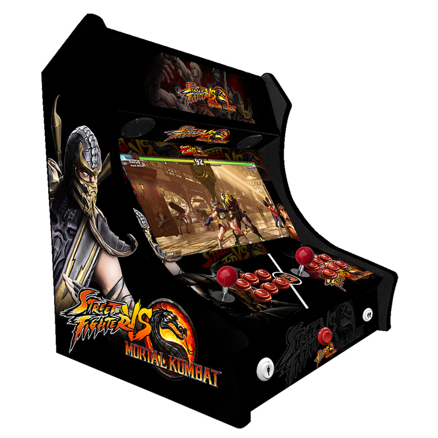 Street Fighter vs Mortal Kombat v1 two-player Bartop arcade machine — view 1
