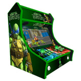 TMNT two-player Bartop arcade machine — view 1