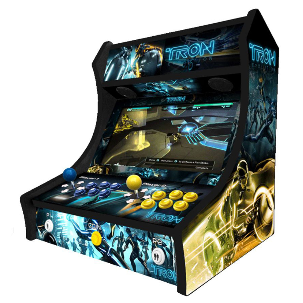 Tron two-player Bartop arcade machine — view 3