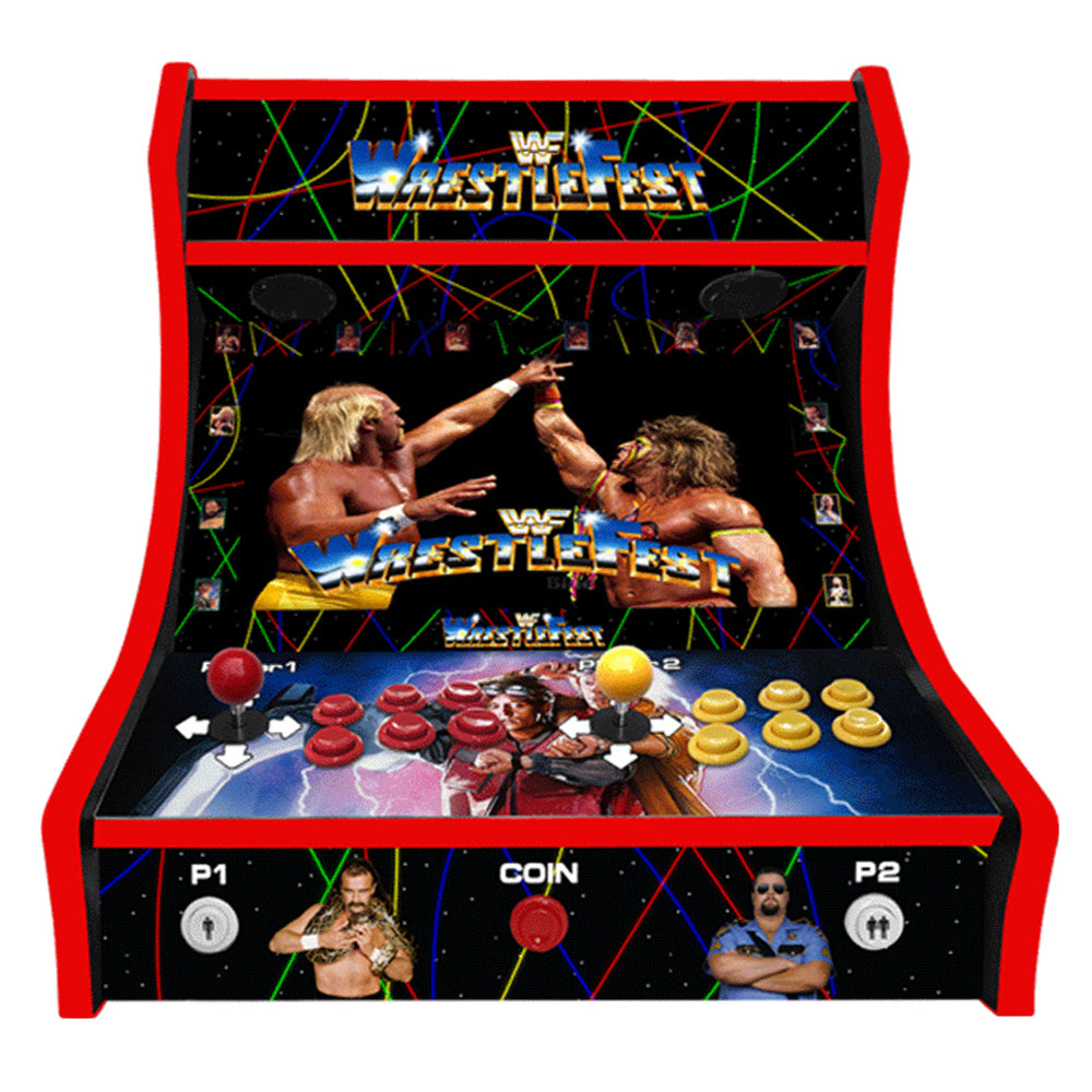 Wrestlefest two-player Bartop arcade machine — view 2