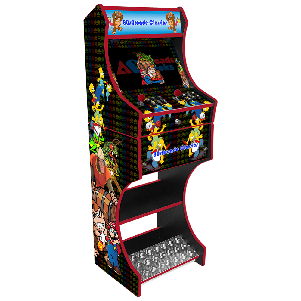 Arcade Geeks 80s Classic full-height two-player arcade machine — product image 1