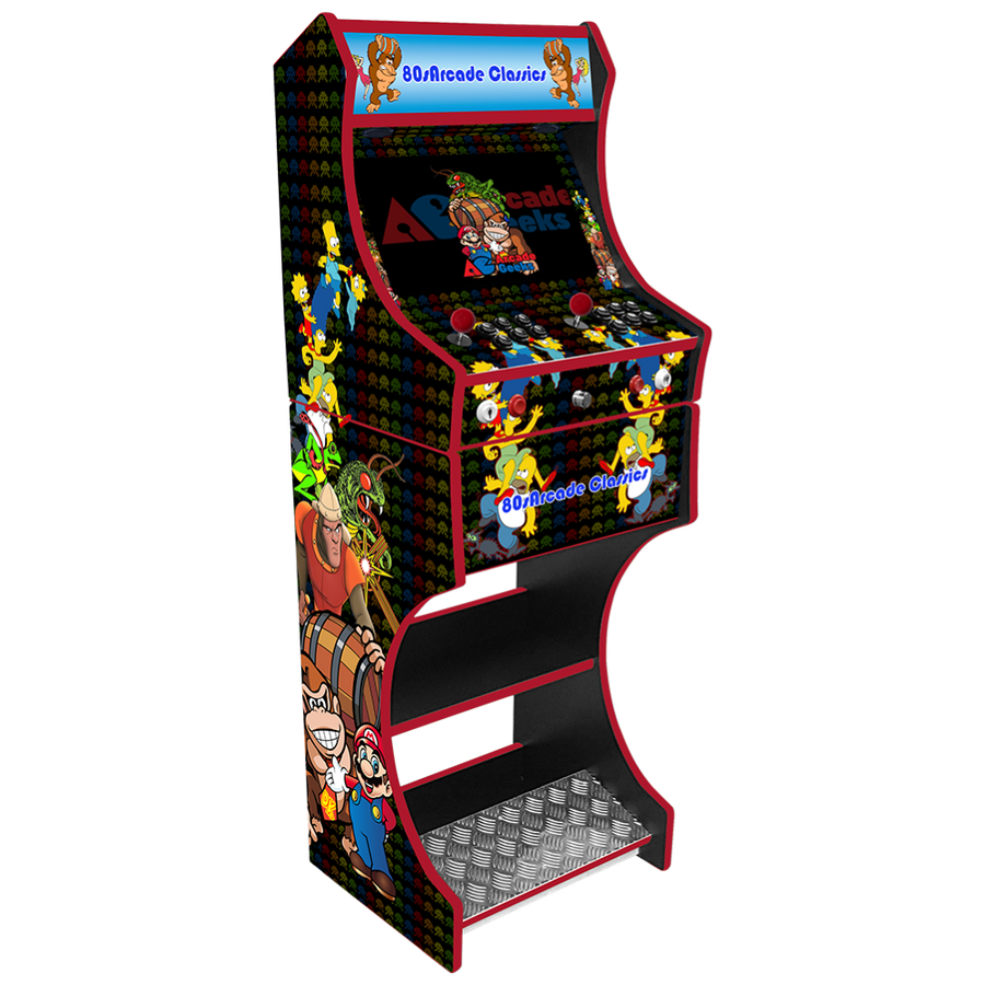 Arcade Geeks 80s Classic full-height two-player arcade machine — product image 1