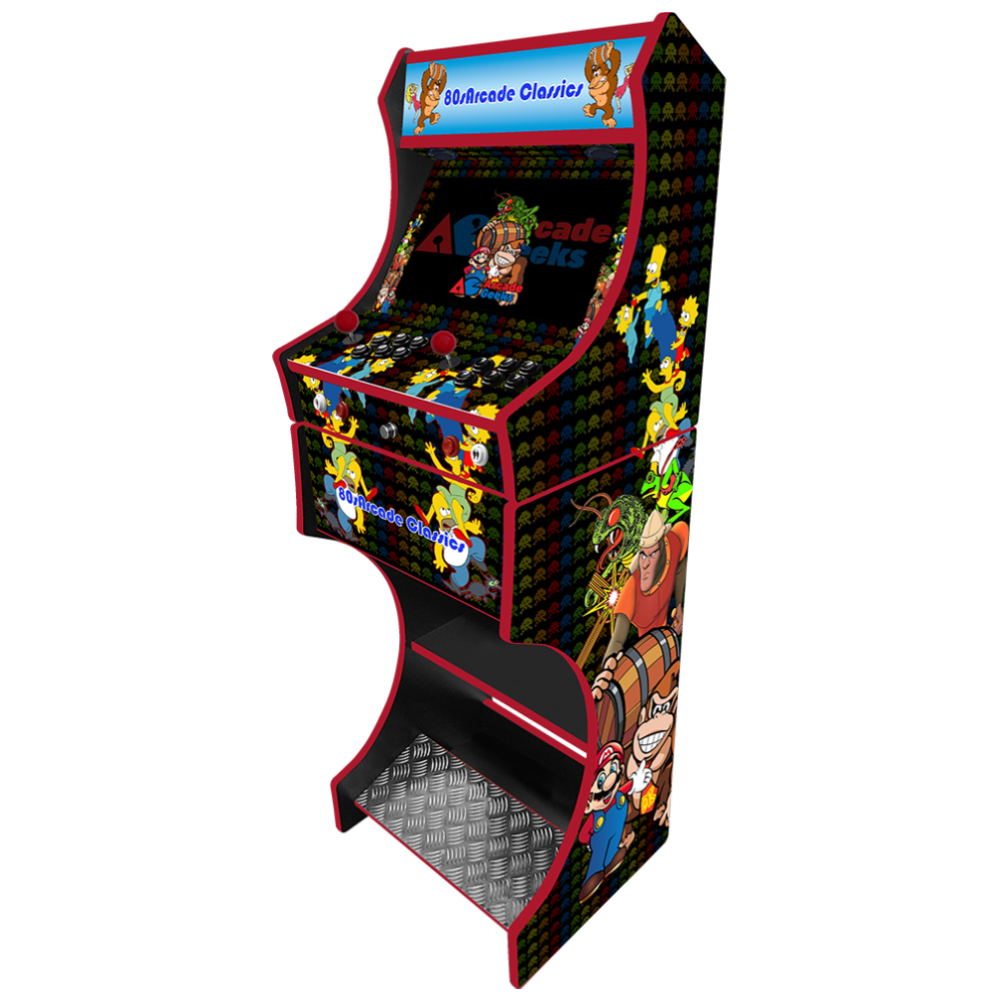 Arcade Geeks 80s Classic full-height two-player arcade machine — product image 3