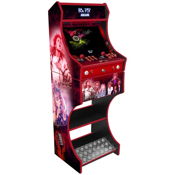 80s Pop Arcade Multi Games two-player arcade machine — front three-quarter view