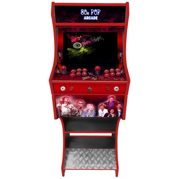 80s Pop Arcade Multi Games arcade cabinet — alternate artwork view