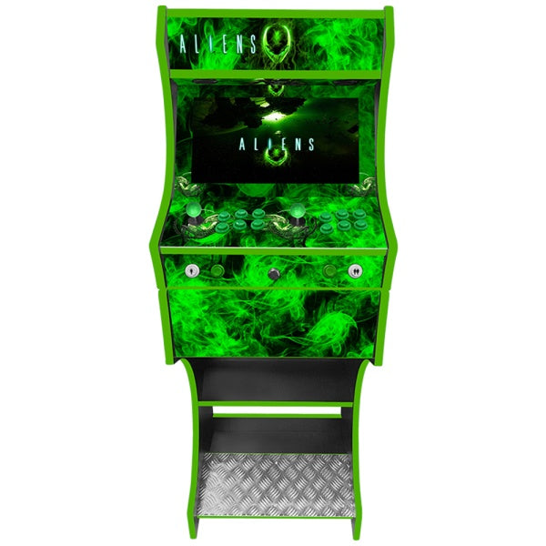 Aliens - V2 arcade cabinet — alternate artwork view