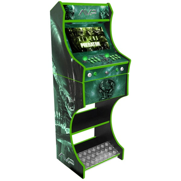 Aliens vs Predator Multi games Arcade Machine two-player arcade machine — front three-quarter view