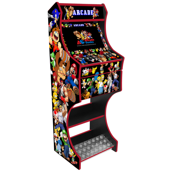 Arcade Classics v1 two-player arcade machine — front three-quarter view