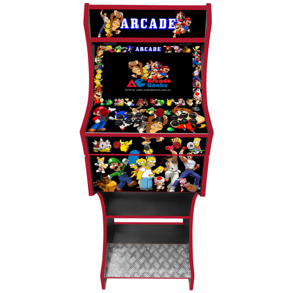 Arcade Classics v1 arcade cabinet — alternate artwork view