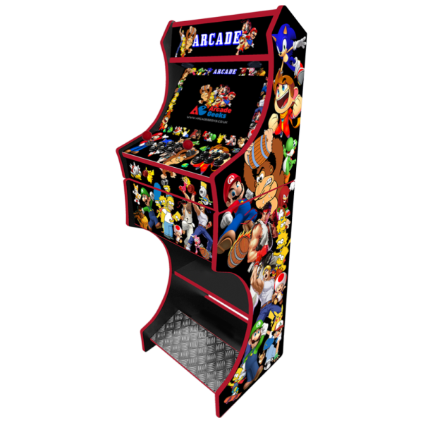 Arcade Classics v1 two-player arcade machine — control panel and cabinet detail