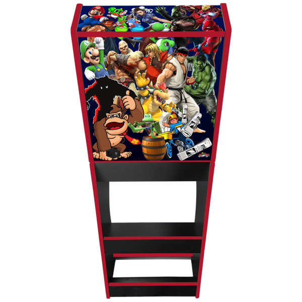 Arcade Classics v1 arcade cabinet — full machine artwork view