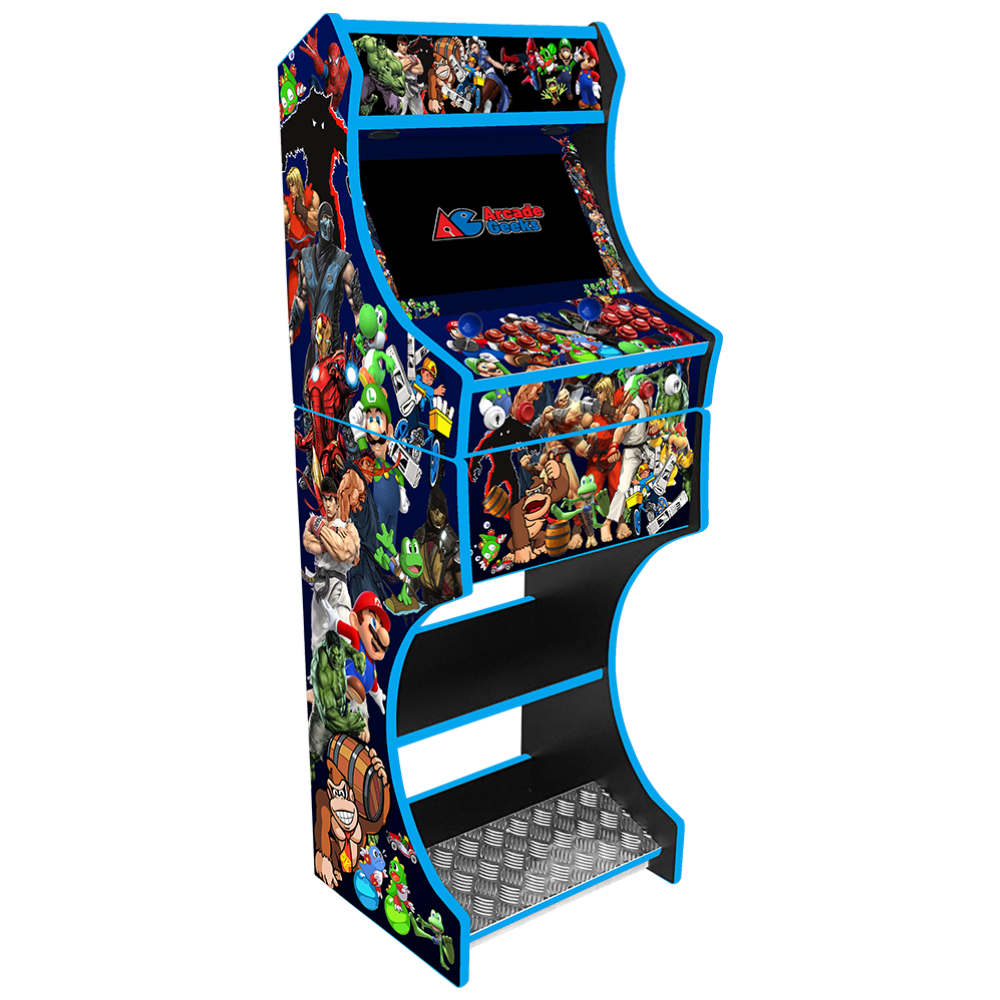 Arcade Geeks Arcade Classics v2 two-player arcade machine front three-quarter view