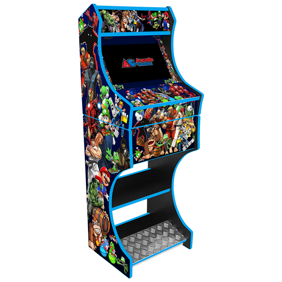 Arcade Geeks Arcade Classics v2 two-player arcade machine front three-quarter view