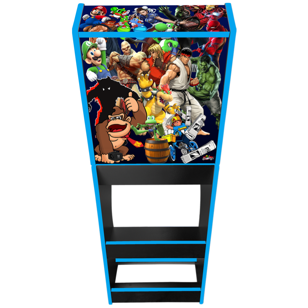 Arcade Classics v2 custom-built UK arcade machine control panel and cabinet design
