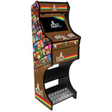 Arcade Geeks Atari themed two-player arcade machine front three-quarter view