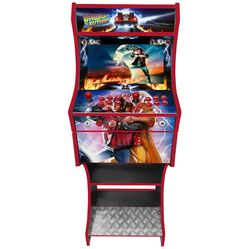Back to the Future two-player Classic arcade machine, front view