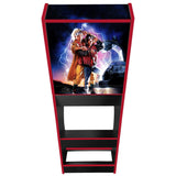 Back to the Future two-player Classic arcade machine, rear view