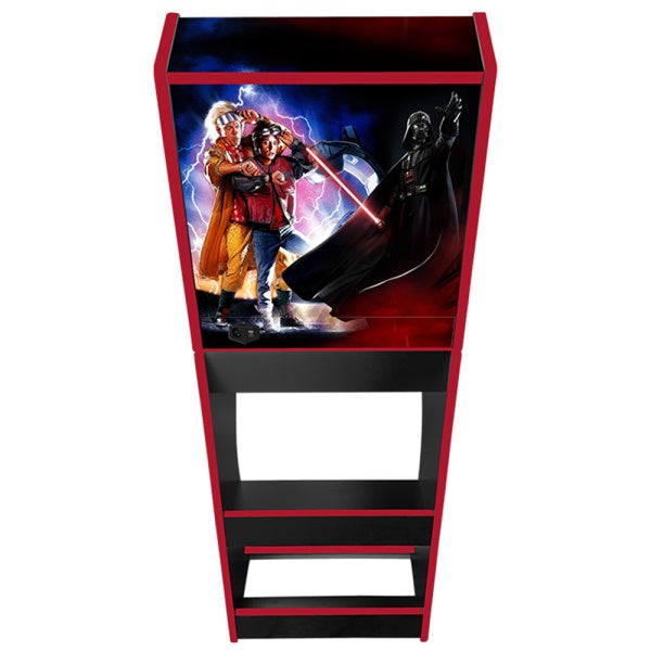 Back to The Future Mix arcade cabinet — full machine artwork view