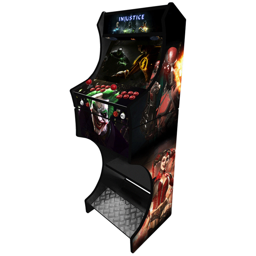 Batman Injustice two-player arcade machine side view