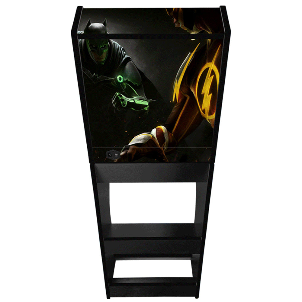 Batman Injustice two-player arcade machine rear view