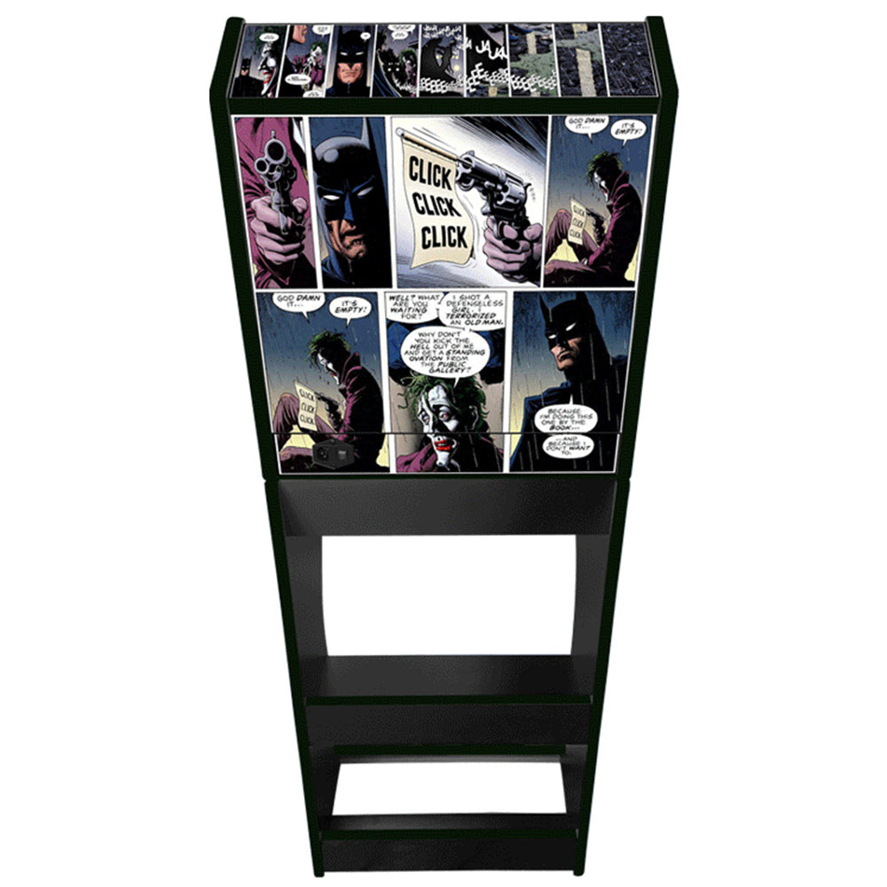 Batman vs Joker two-player arcade machine rear view