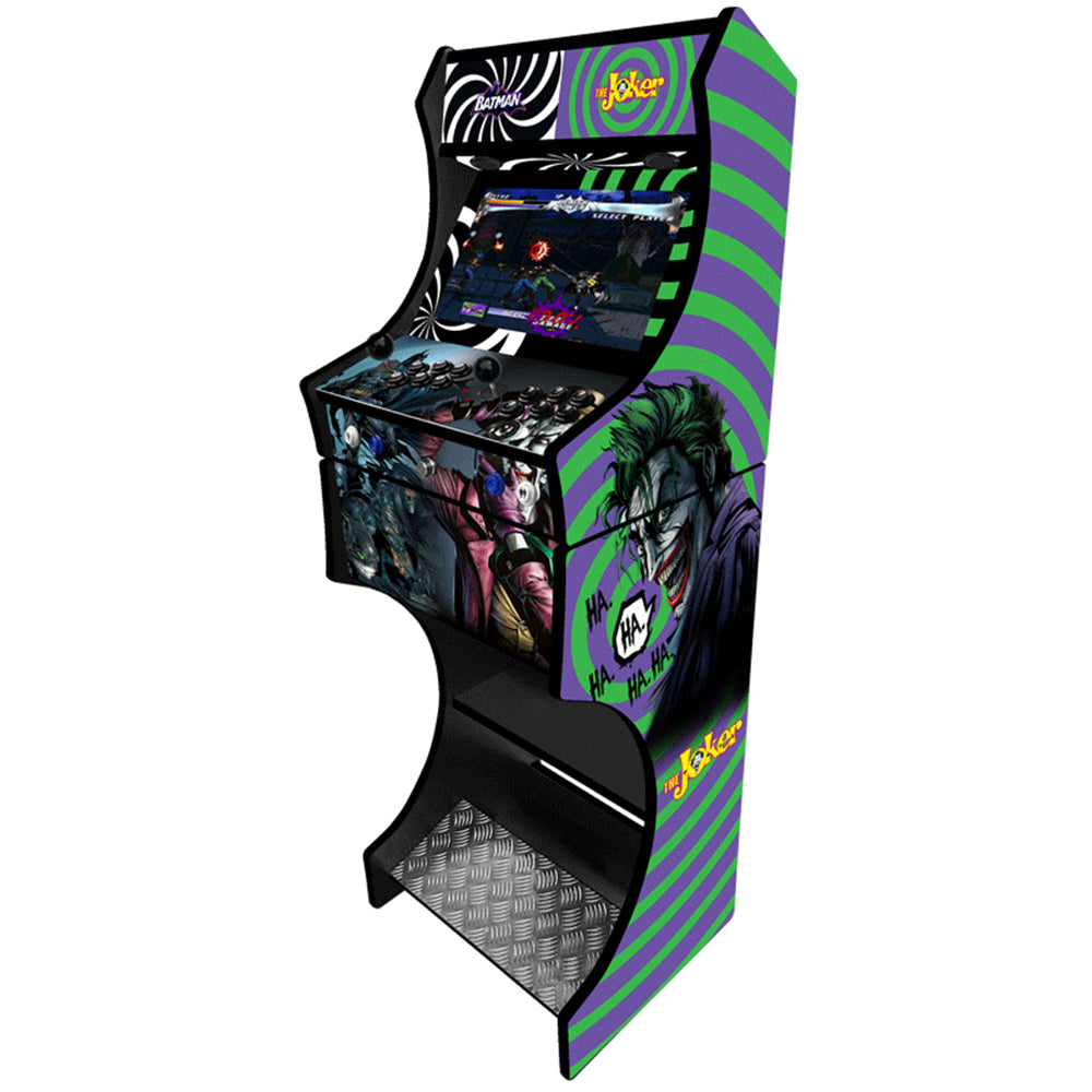 Batman vs Joker two-player arcade machine side angle