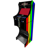 Contemporary v2 two-player arcade machine side angle view