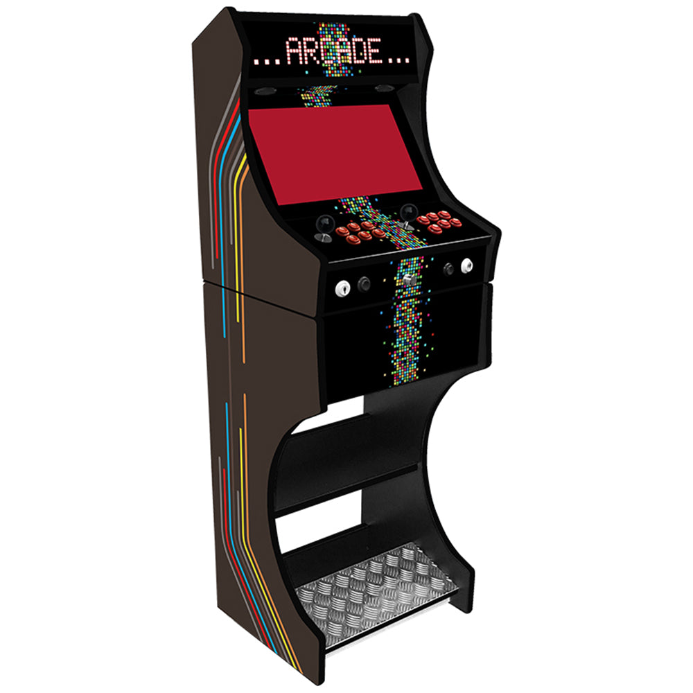 Contemporary v3 two-player arcade machine front angle view